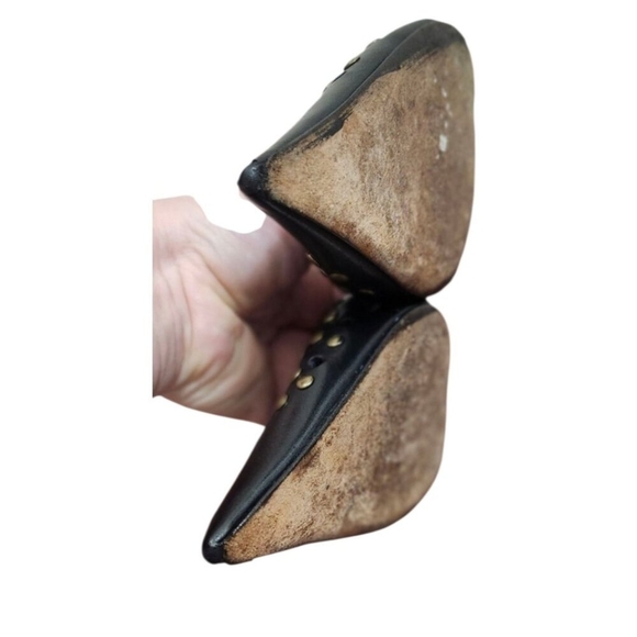 Manolo Blahnik Leather Lasercut Accents Mules Women's Size EU40| US 9.5 - Picture 12 of 15